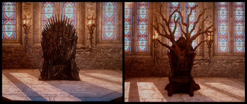 padme4000modder:  This mod replaces all versions of the Inquisition Throne (first throne you get) wi