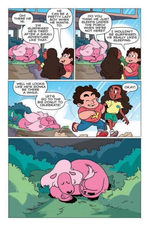gracekraft:  magecom: Previews are out! I got the amazing opportunity to illustrate for Steven Universe. I was very nervous but I think it turned out great!   It’s a super chill story about Lion and his shenanigans. Written by Grace KraftArt by Meg
