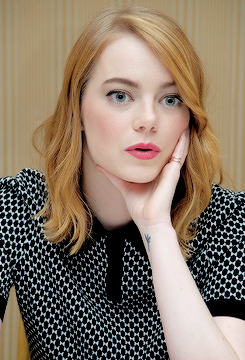 emstonesdaily: Emma Stone at the ‘Irrational Man’ Press Conference at the Regent