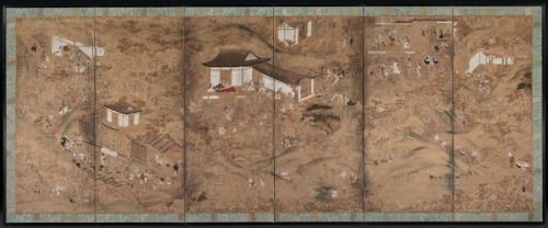 Autumn in the Mountains, Tosa School, 1600s, Cleveland Museum of Art: Japanese ArtSize: Image: 135.5