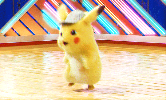 captainpoe: Detective Pikachu dancing!
