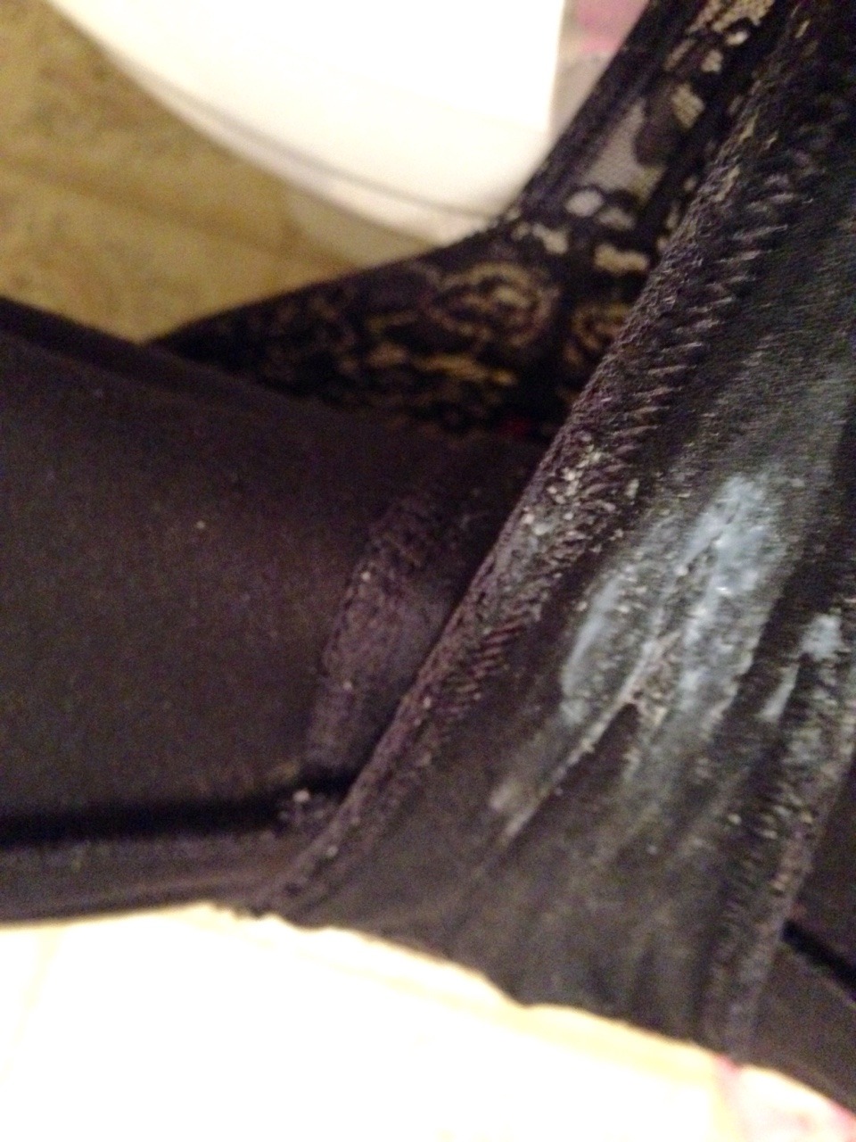 jellybeanphalange:  My pussy made my panties creamy and then creamier