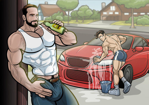 completelyfineillustrated:  completelyfineillustrated:  completelyfineillustrated:  Hello, Men.  It is my pleasure to serve up some Clay for you.  It’s time for Clay Gets Schooled! How did Professor Clay of Cantero College get started on his path