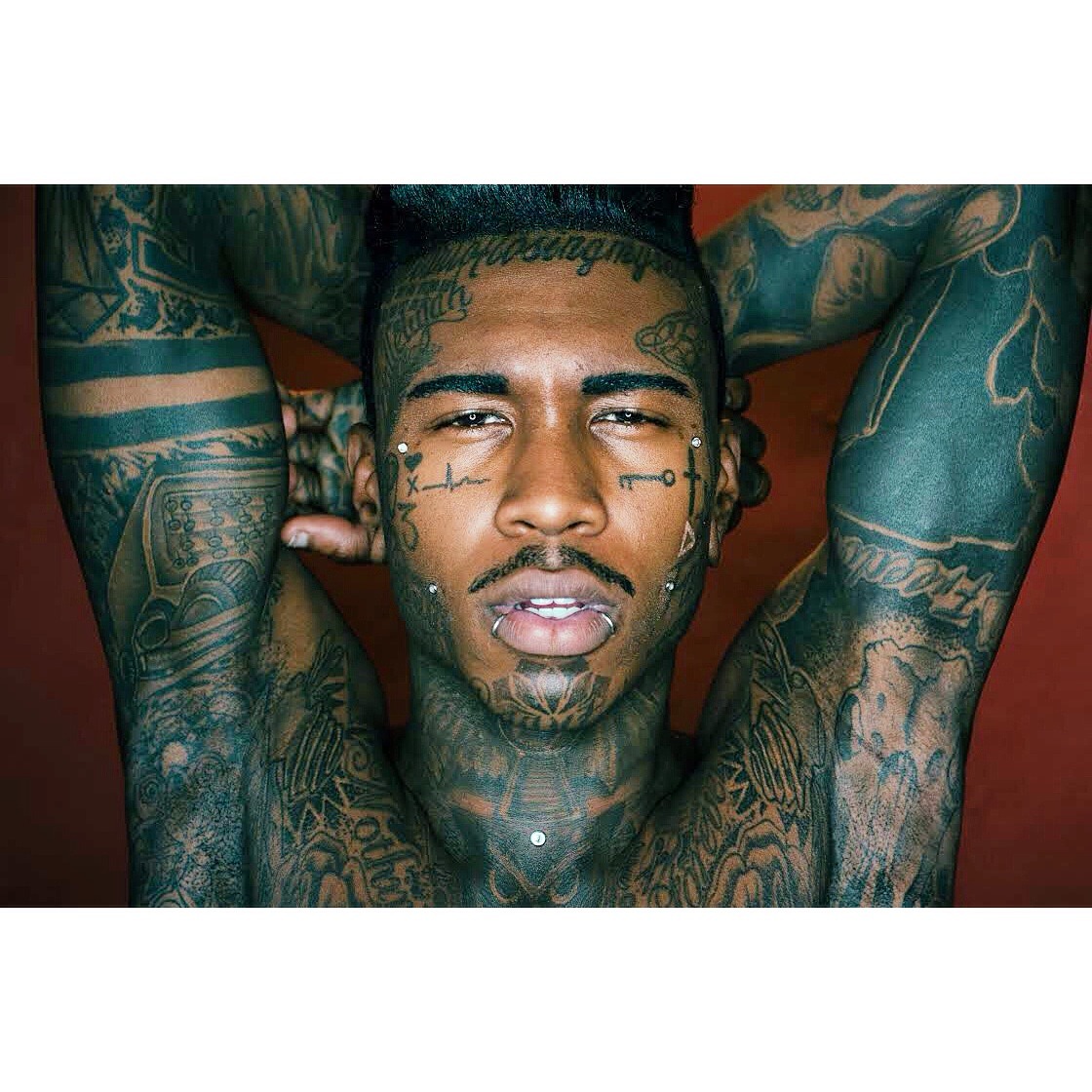 black-boys:  Tattoo-crombie &amp; Fitch (color) Photo Credit : Alex D Rogers