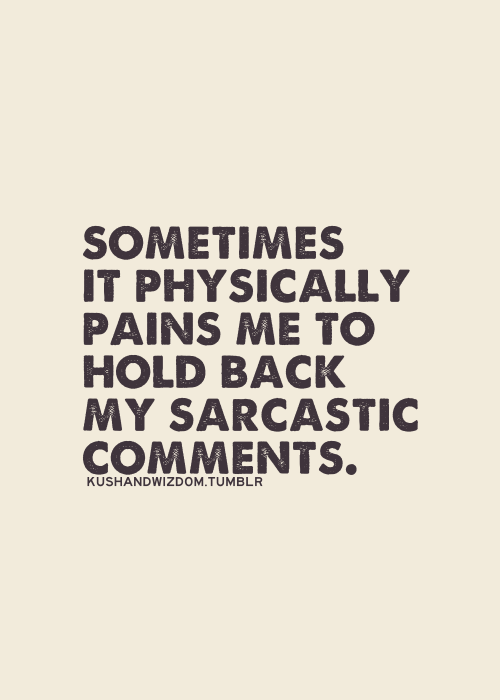 No sometimes about it&hellip;