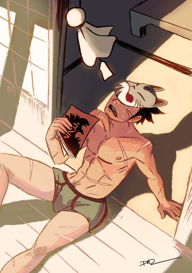yaoibara4all:  tohdaryl:  5 - In underwearÂ  Itâ€™s getting really hot out