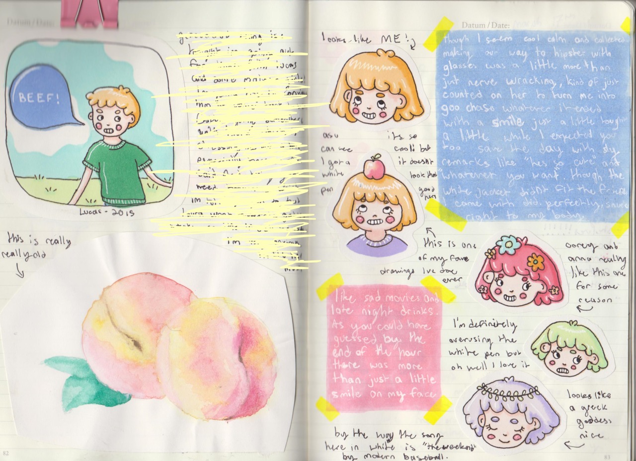 skygrl:2015 journals !! w some stuff blocked out