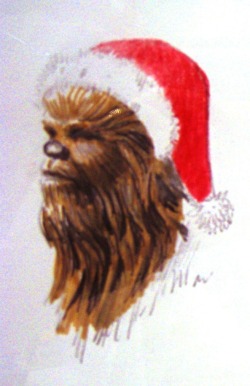 boomerstarkiller67:  Santa Chewie - Ralph McQuarrie