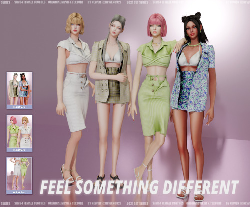 Set Series  [ FEEL SOMETHING DIFFERENT ] set - Female[newen]FSD-belted_skirt  20 swatch[newen]FSD-Ja