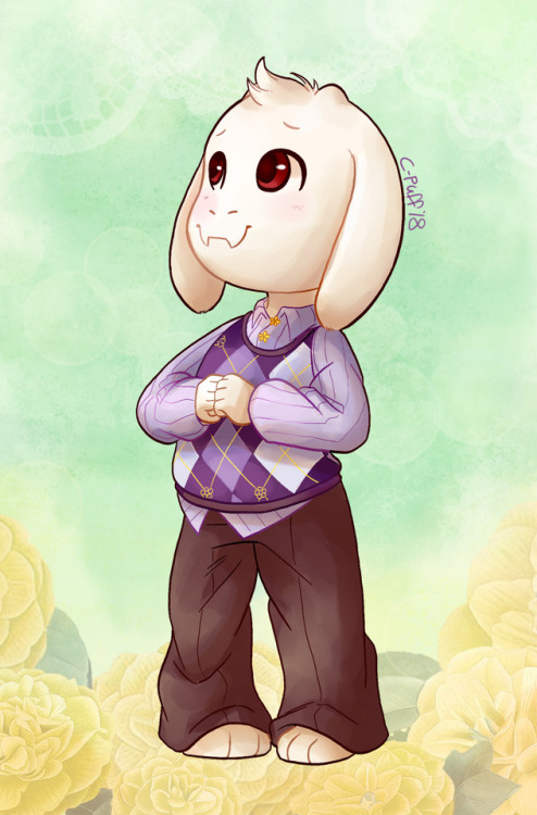 thefloatingstone:For my own Skeletons in the Closet event thing, I drew Asriel! Because I have never