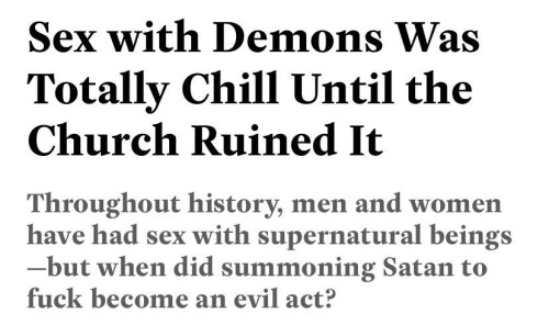 celtic-pyro: aireemacpherson: over here sharing the content Satan is probably riddled with STDs and 