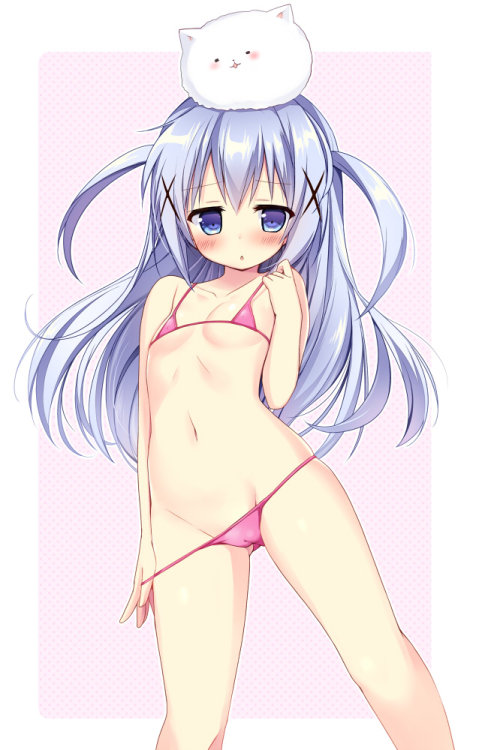 furafuni:  「チノちゃんちっちゃい水着ばーじょん」/「永山ゆうのん」のイラスト [pixiv] 
