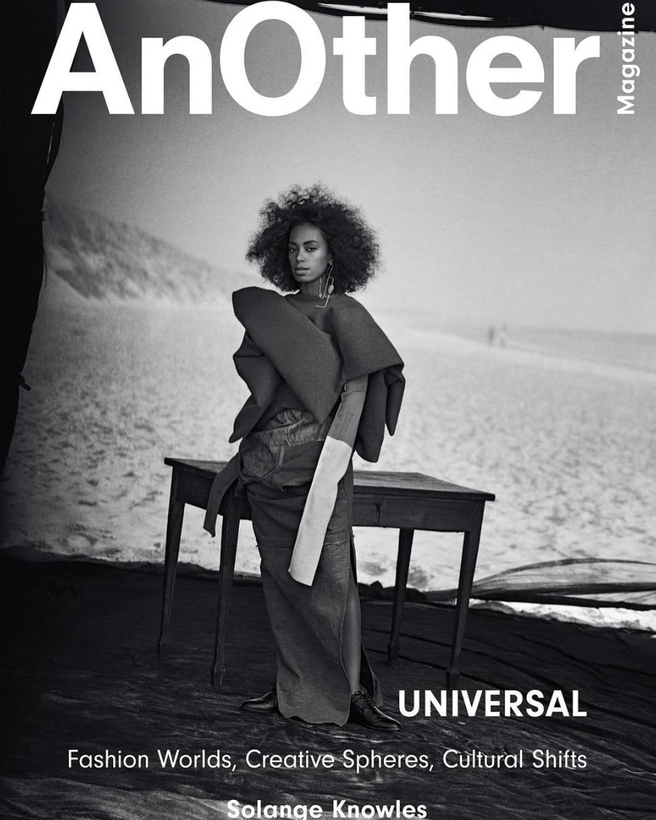 soley-solange:Solange covers the Autumn/Winter 2017 issue of Another Magazine available