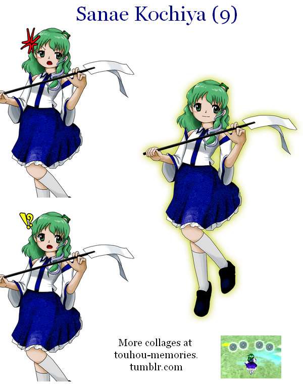 sanae kochiya spell cards