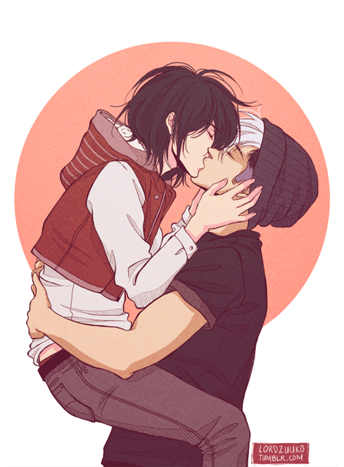 lordzuuko:“I’ve missed you so so much, Takashi.”About time I finally draw them kissing amirite? LMAO