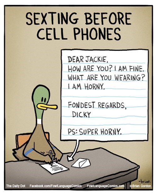 memator:Sexting Before Cell Phones http://ift.tt/1GJ9WSy