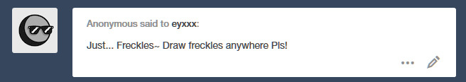 eyxxx: Naughtidot is having some fun no-clothes times. Also, here’s some freckles