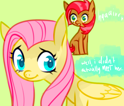 Yes, Babs, Fluttershy has a pretty mane. X3