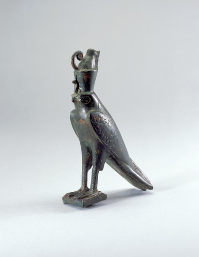 slam-ancient:Horus as a Falcon, Egyptian, 332–30 BC, Saint Louis Art Museum: Ancient Arthttps://www.