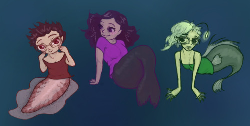 p0wersurg3: ladyinterrobang: All the mermaids on my dash have made me want to also do the thing So h