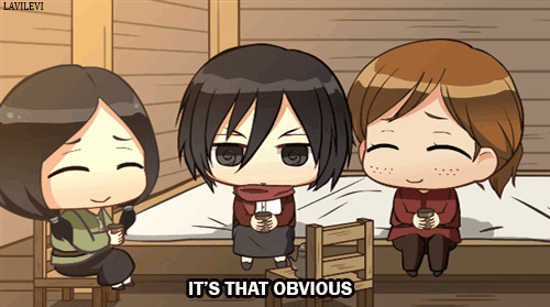 lavilevi:Her feelings for Eren are canon and obvious