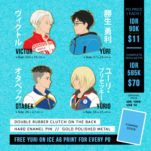 I rewatched YoI while designing this pin series and I gotta admit that I still can’t move on .