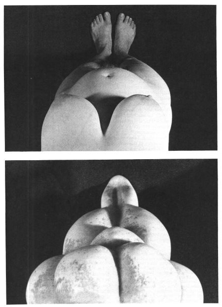 gowns:  evidence that ancient paleolithic venus statues were made by women who were examining their own bodies and sculpting them from their own point of view, not, as previously assumed, exaggerated features from an outside perspective source: toward