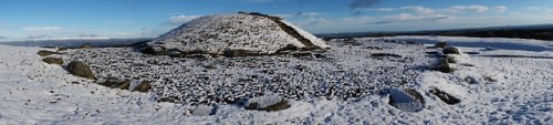 Cairnpapple Hill, Bathgate, nr. Edinburgh, 11.2.18. A prehistoric burial complex from the Neolithic 
