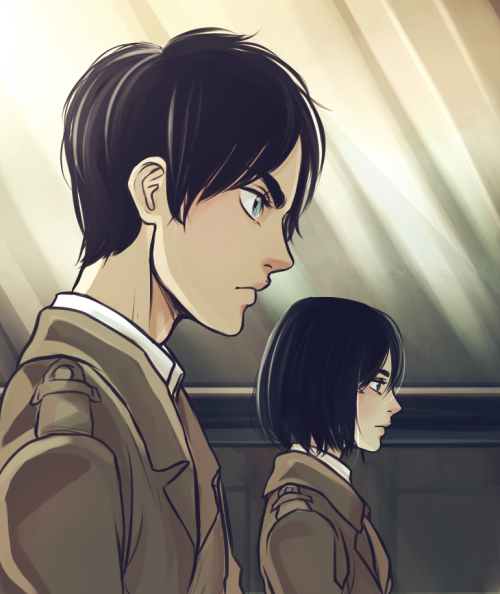 turulilla: Eren looks so pretty is this chapter ;~; it gave me energy to make a redraw  I avoided drawing a bunch of things tho as you can see lol