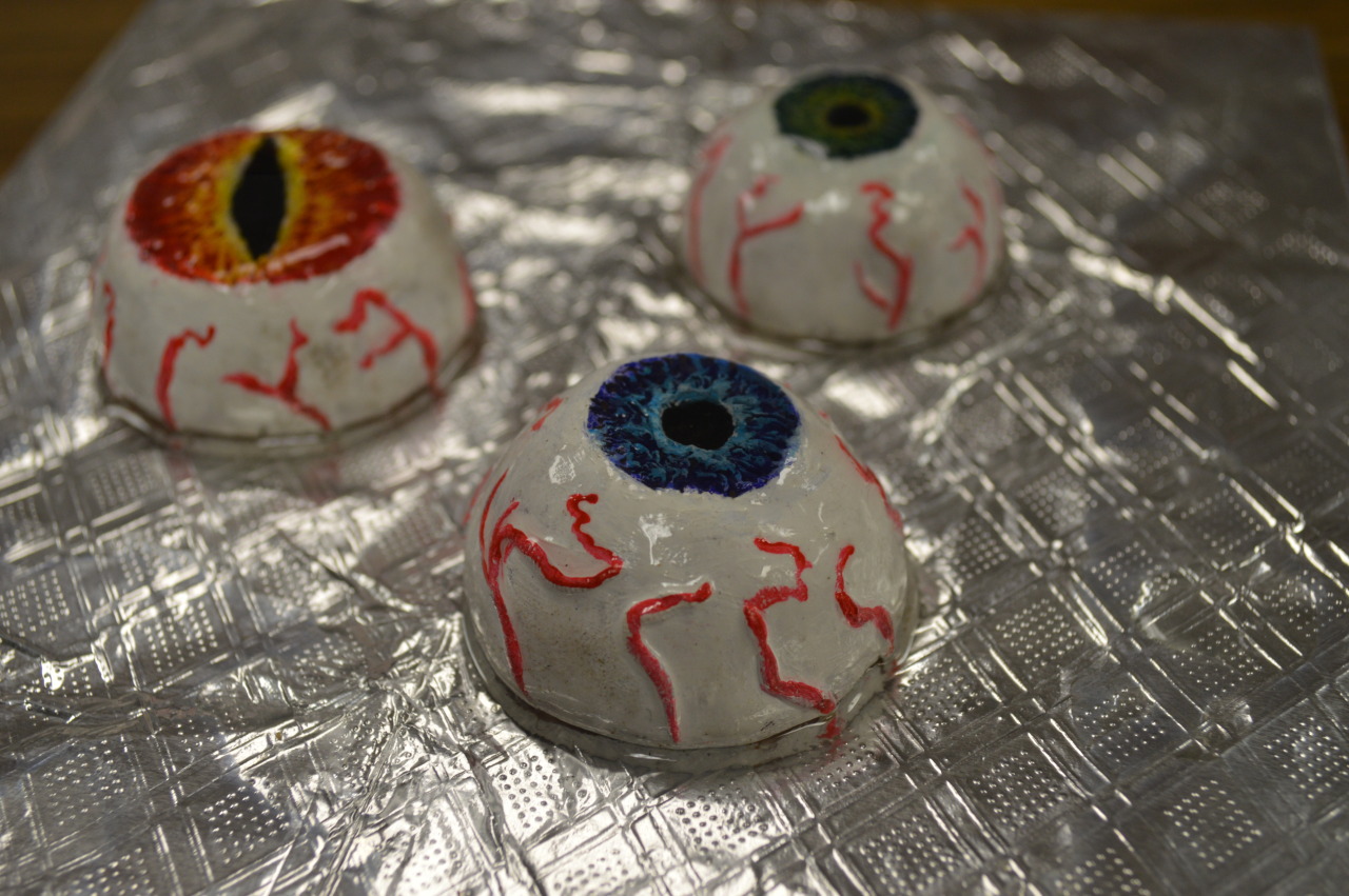 EYES, SCULPEY EYES! I needed a break, so I made eyes. I wanted to try making the