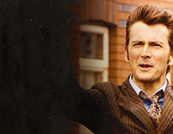 isntthatwizard:  wibbly wobbly challenge | good times vs bad times  When I was a child, my favorite story was about a man who lived forever, but whose eyes were heavy with the weight of all he had seen. A man who fell from the stars.  