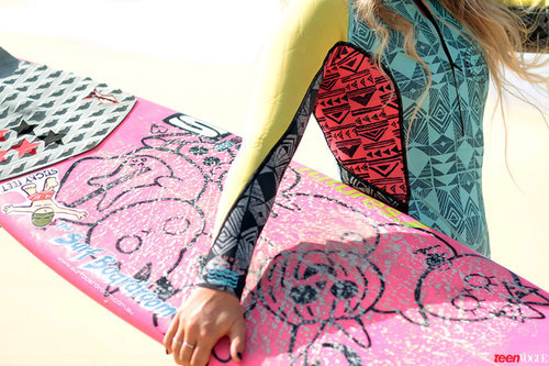good-wave-ju:Surfer Style 101: Tag Along for a Beach Day with Billabong’s Pro Riders | TeenVogue.com