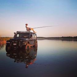 jeepbeef:  Hit that ❤️ if you’d rather be there than anywhere elsewww.jeepbeef.com  ___________  #jeepbeef #jeep #fishing #wheeling 