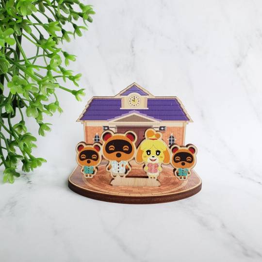 Animal Crossing Wood Standees made by PindieGamer
