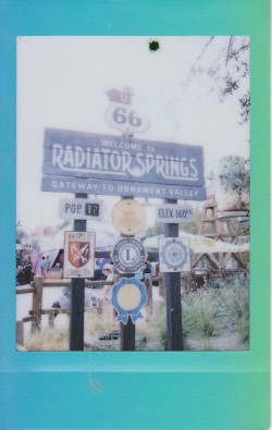 rachellovesdisney:  Disney Polaroids!Taken at Carsland, California Adventure Park  