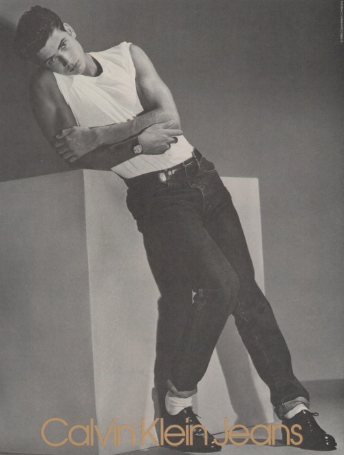 2othcentury:Calvin Klein Jeans ad, 1985