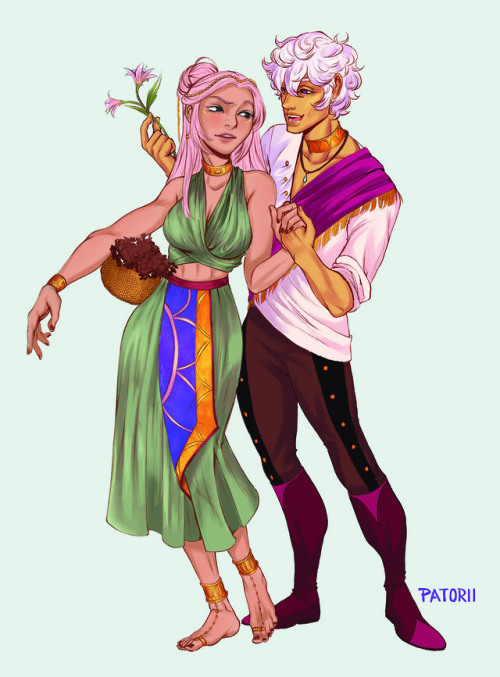 whoops havent been on here in a hot minute (-:–Asra and my apprentice, Moncca, pre-game~ I hav