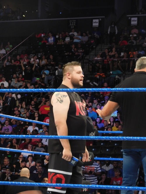 kaitlynwwefan: Kevin and Shane at the beginning of SmackDown tonight