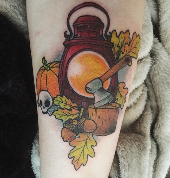 getting hyped for fall over the garden wall style ft blackeyeddove  Over  the garden wall Wall tattoo Ink tattoo