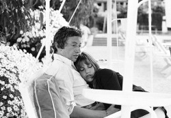 pearlpill:  Serge Gainsbourg &amp; Jane Birkin in May 1968, shortly after they met and fell in love.