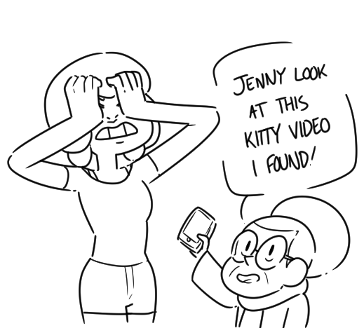 “Anyways, what did you want Jenny?”