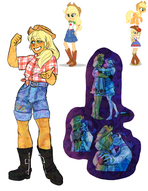 I Redesigned The EG Mane Six! I Tried To Go Based Of The General Design Ideas Of The Originals, Though