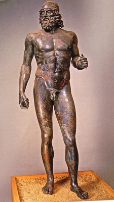 aratan27:    Riace bronzes, Statue A,    Museo Nazionale della Magna Grecia, Reggio Calabria, Italy 