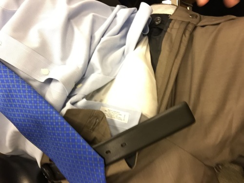 teenloveolddad:  stmax51:  Horned up in my office behind closed doors 😛   A beautiful clothes and nice cock