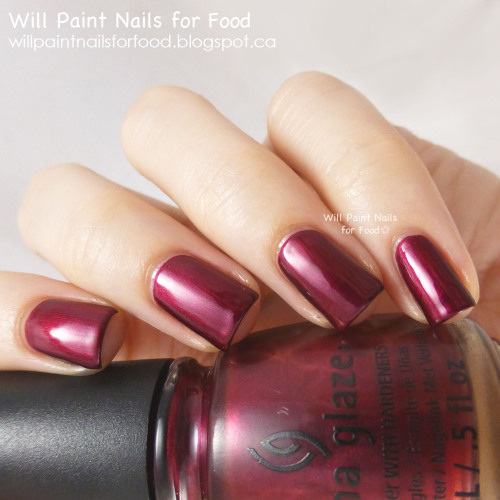 China Glaze Autumn Nights: Part One, “Strike Up A Cosmo” Are you ready for the fall coll