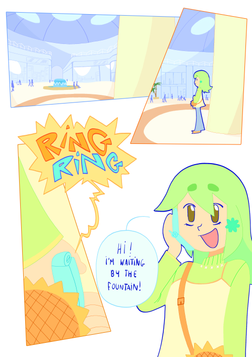A Little Comic About Cosmo And Pansy Going To The Mall And Learning About