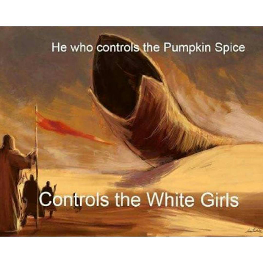 Such a perfect reference. 😂 Great movie too. #pumpkinspice #whitegirls #thespice