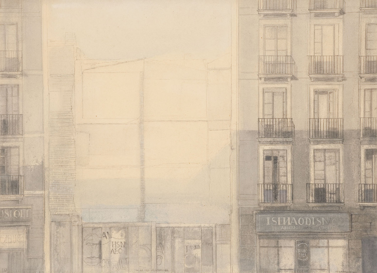 huariqueje:  The Disappeared House   -   Lluis ‘Luis’ MarsansCatalan, 1930-2015Mixed