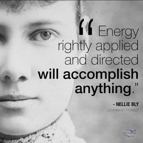 Happy 151st birthday to groundbreaking journalist #NellieBly &amp; a nudge of encouragement the 