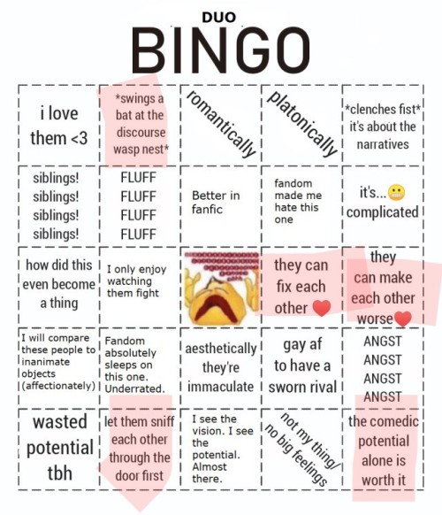 Could Be Platonic Or Romantic But Batman And Plas For The Bingo